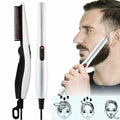 Negative Ion Hair Straightener Styling Comb Hot Comb Press Beard Brush For Men
