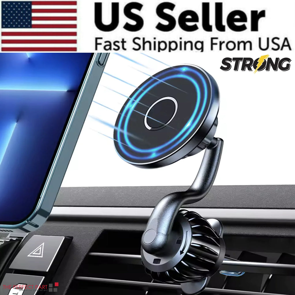 Strong Magnetic 360° Rotation Mag Safe Air Vent Car Mount Dashboard Phone Holder